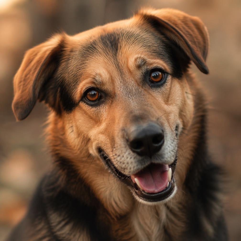 Ein freundlicher Hund aus dem Lebenshof Esperanca